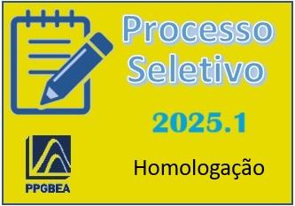 Homologação das inscrições